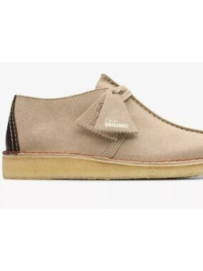 Clarks Mens Desert Trek Oxford Adult Sand Suede 11.5 M US